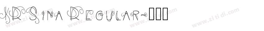 IRSina Regular字体转换